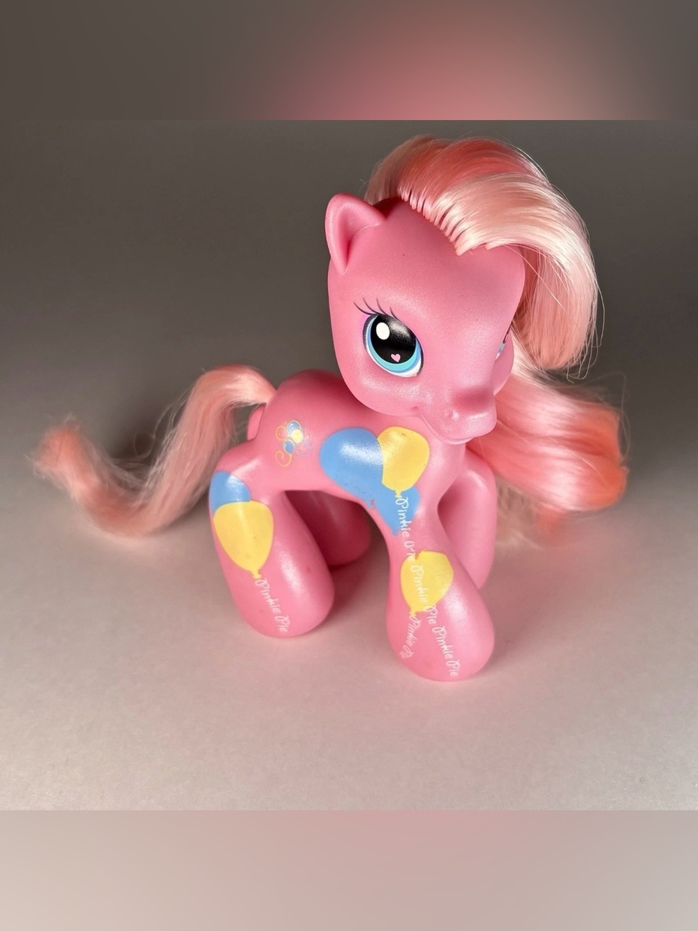 2008 My Little Pony G3.5 Pinkie Pie "Twice as Fancy" 4" Brushable Hasbro